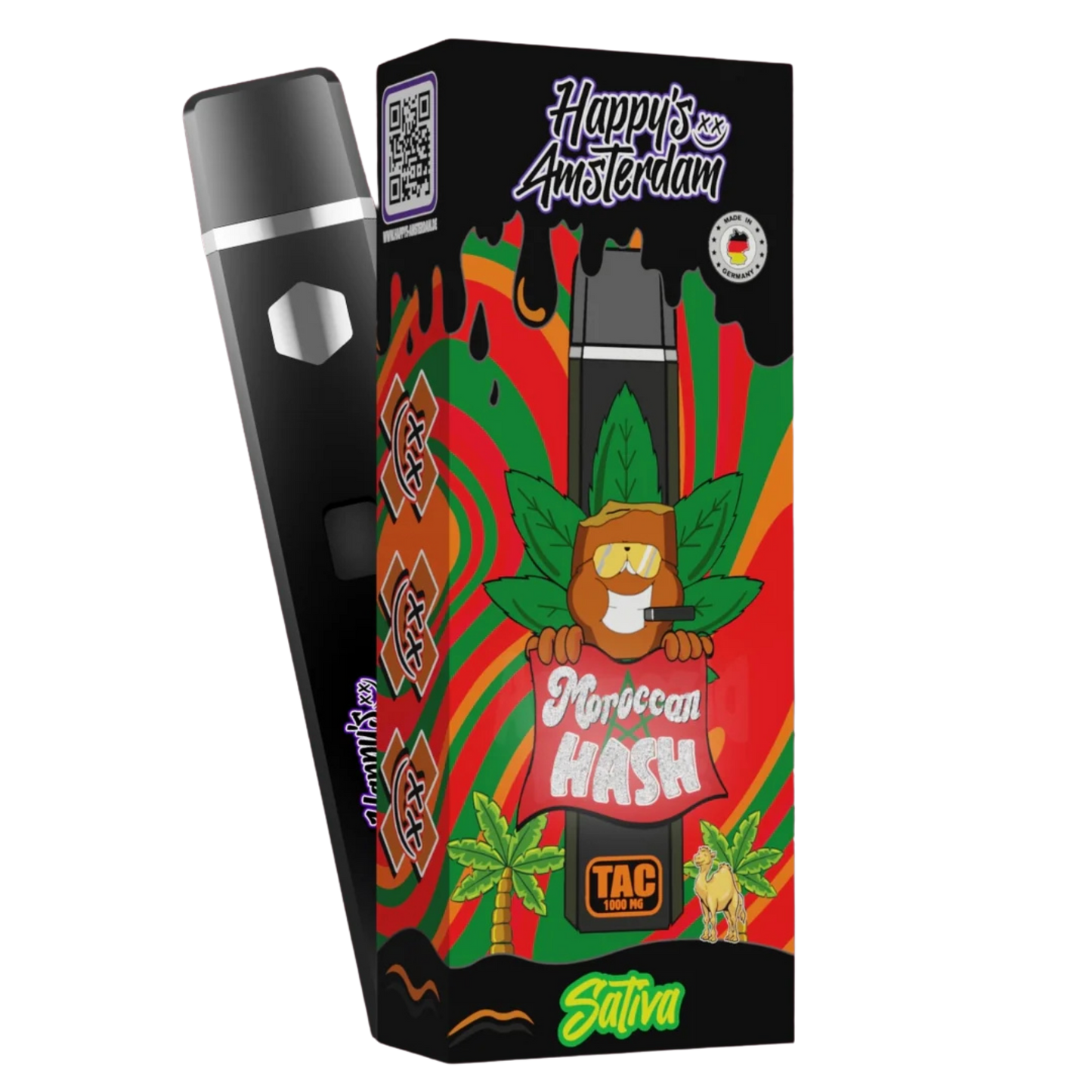 Happys Amsterdam TAC Vape - Moroccan Hash
