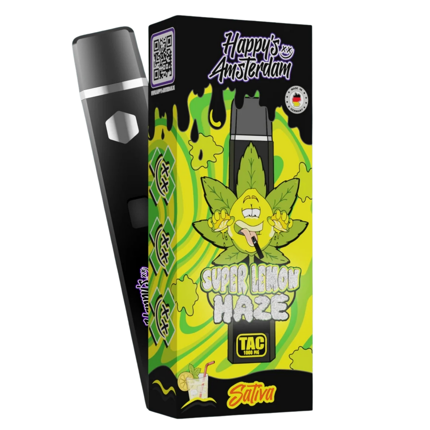 Happys Amsterdam TAC Vape - Super Lemon Haze