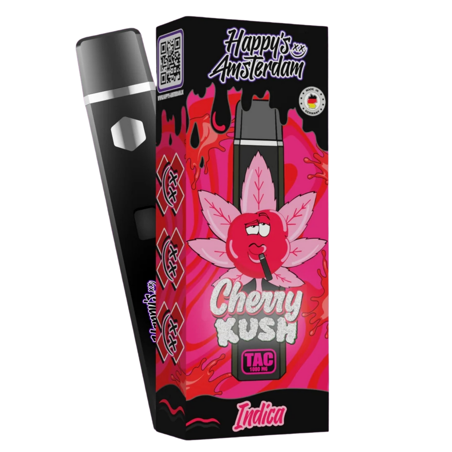 Happys Amsterdam TAC Vape - Cherry Kush